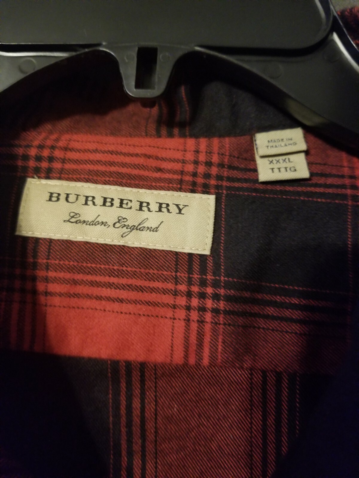 Burberry Plaid shirt eBay