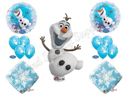 OLAF FROZEN LATEX Birthday Balloons Decoration Supplies Party Disney ...