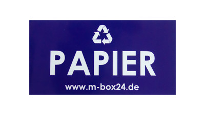MBOX24 Magnetschild Papier