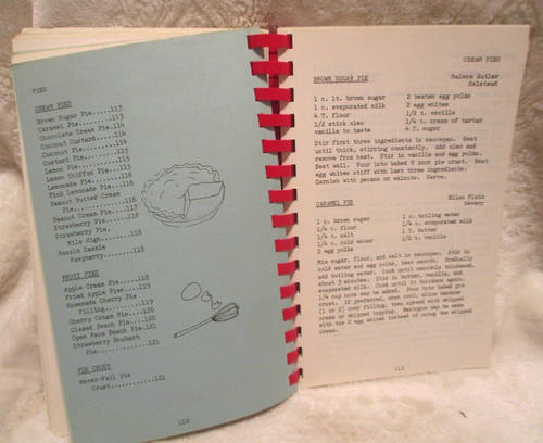 The Kansas Teachers' Hall of Fame Cookbook~1981-82~Red Comb Binding - Picture 11 of 16