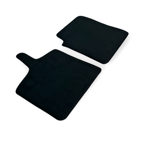 Front Car Floor Mats Velour For Smart For Two Waterproof Black Carpet Liners 2pc - Foto 5 di 12