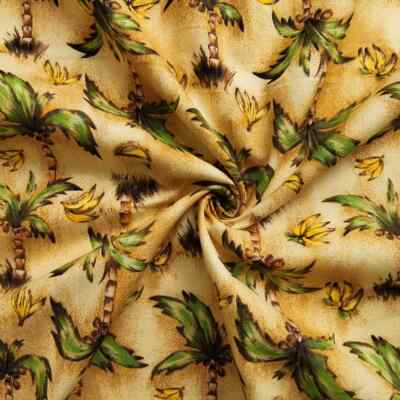1 Meter X 1.1 Meter Banana Trees Cotton Crafts Fabric DIY
