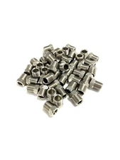 Stainless Steel Brake Line Fittings For 3/16" Tube 3/8"-24 Threads (Pack of 50)