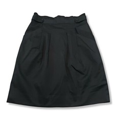 BCBGMaxAzria Skirt Size 6 A-Line Pleated Black Women's Skirt Used Condition EUC