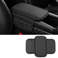 Reposabrazos Almohadilla Cubierta Consola Central Caja Cojín Protector Accesorios para Coche Negro