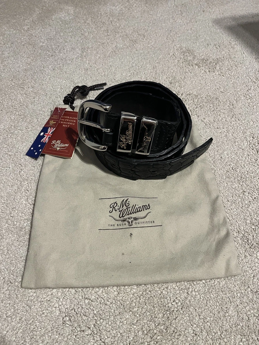 Rm williams shop croc belt
