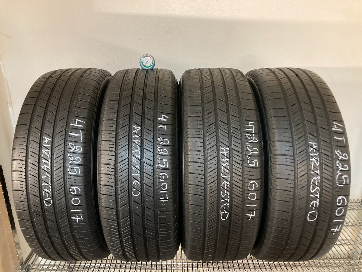 Set 4 Tires 225 60 17 Michelin Defender T+h (60-85% Tread) 99H | eBay