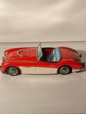Vintage Bandai Japan Tin Friction Austin Healey, 1960's Friction toy