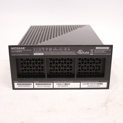NETGEAR AC1750 C6300v2 Wi-Fi DOCSIS 3.0 Cable Modem Router Spectrum/Xfinity/Cox - Picture 11 of 16
