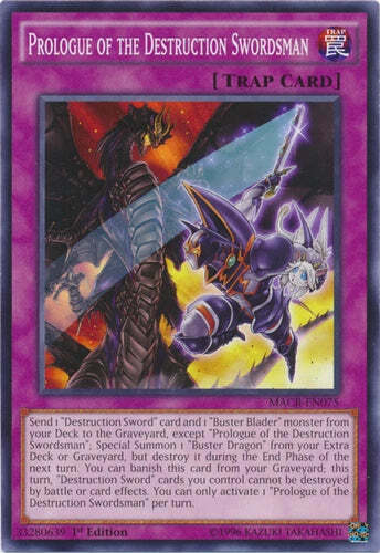 Prologue of the Destruction Swordsman - MACR-EN075 - 1st Edition - YuGiOh - Bild 1 von 4