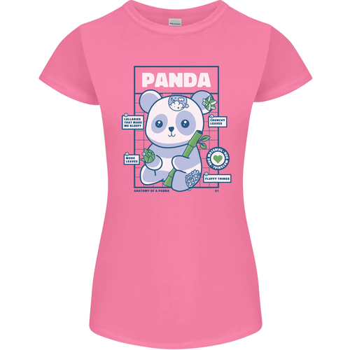 Anatomy of a Panda Bear T-shirt da donna divertente Petite Cut - Foto 30 di 36