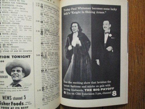 4 de mayo de 1957 TV Guide (Julie London/Dale Robertson/Bette Davis/Andy Devine/Blondie) - Imagen 11 de 12