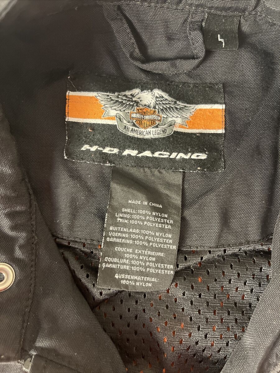 Harley-Davidson Racing Size L Women's Black RN 103819 / CA Harley-Davidson Racing Size L Women's Black RN 103819 / CA
