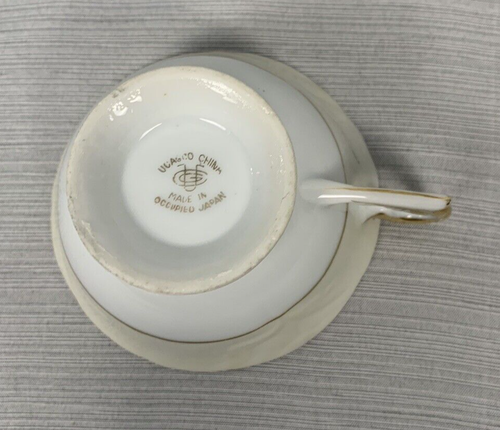 Vintage Ucagco China Demistasse Hand Painted Cup & Saucer-Made Japan - Picture 12 of 15
