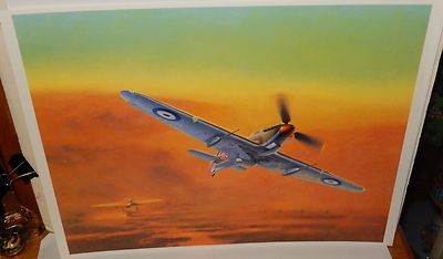 KOIKE SHIGEO HAWKER HURRICANE IID FIGHTER UK LITHOGRAPH | eBay