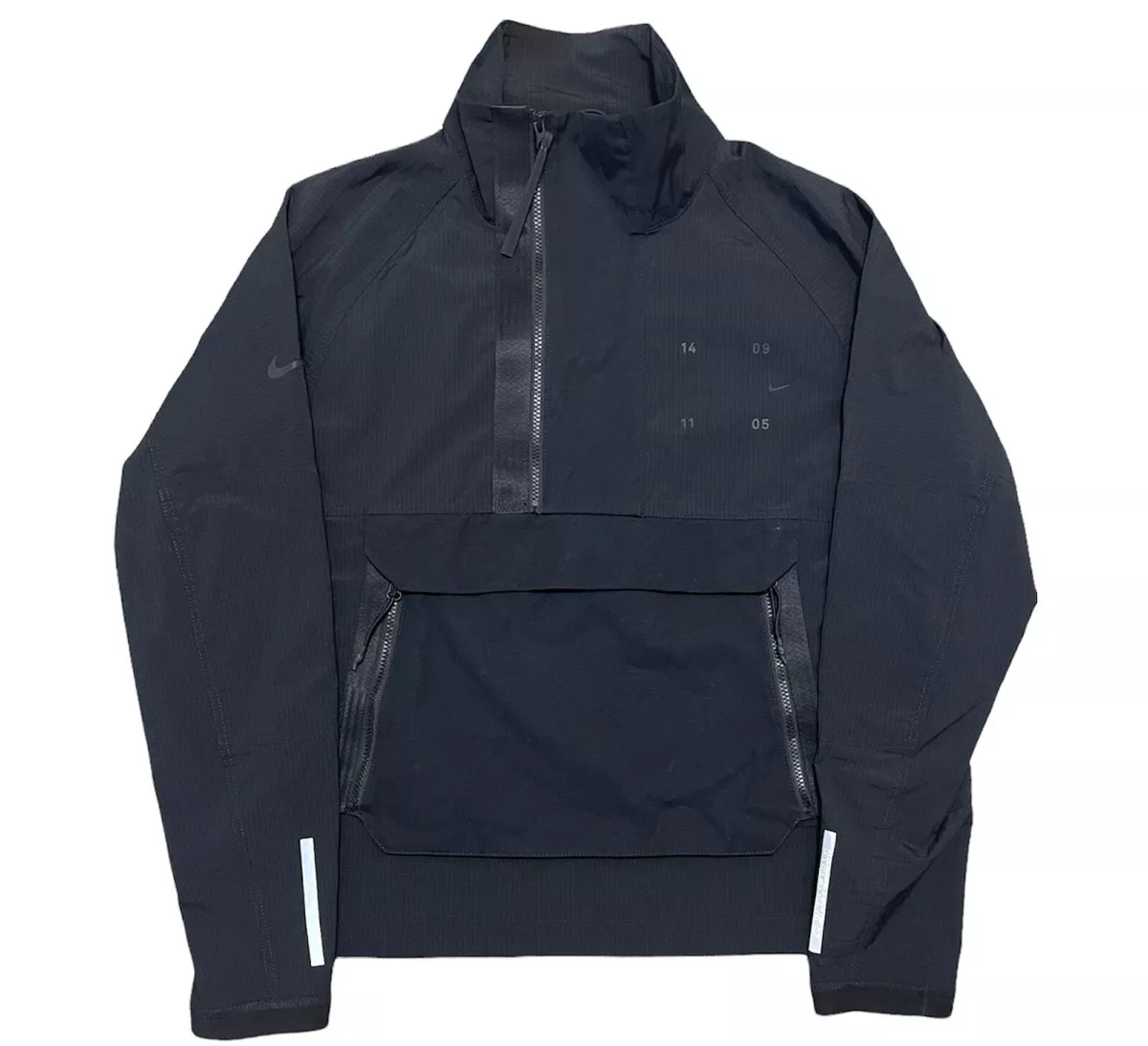 NIKE SPORTSWEAR TECH PACK WOVEN JACKET MEN'S SIZE MEDIUM CK0710-010 BLACK $180