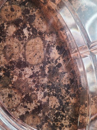 Set Of 4 Divided Ornate Square-shaped Pink Depression Glass Dishes - Picture 4 of 5