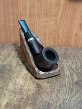 VINTAGE USED ASCORTI 800 SILVER SMOKING PIPE MADE IN ITALY #14