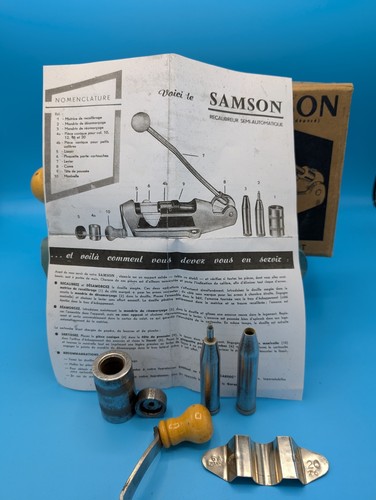 rare Sertisseur Chasse SAMSON MANUFRANCE Boîte D'origine Calibre 20 HUNTING - Zdjęcie 5 z 7