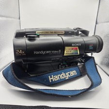 Sony Handycam CCD-TR74 Video8 8mm Camcorder Tape Player Tested Working Body Only
