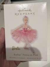 Prima in Pink Barbie Hallmark Keepsake Christmas Ornament 2010 NIB