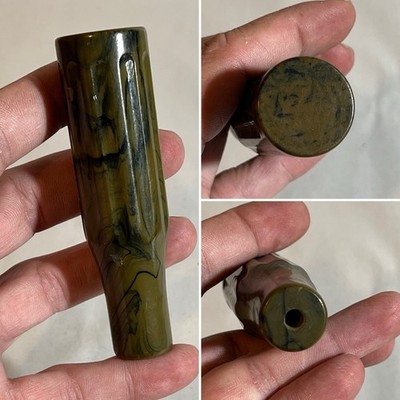 Vintage Green Swirl Bakelite Screwdriver Handle Rod