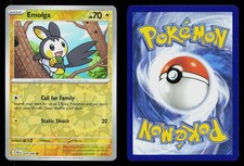 Emolga 029/086 Black Bolt Reverse Holo Pokemon Card NM