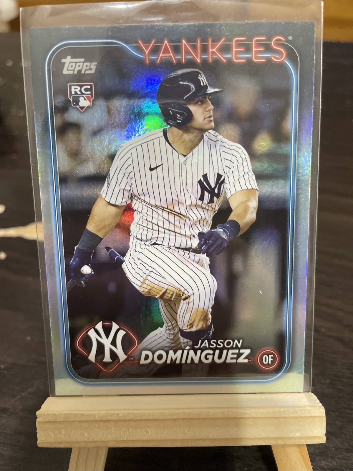 2024 Topps Series 1 - Jasson Dominguez #60 Rainbow Foil (RC)