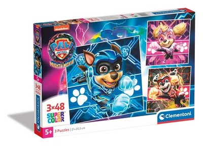 Clementoni Paw Patrol Mighty Movie 3 Puzzle mit 48 Teilen Super Color ab 5 Jahre