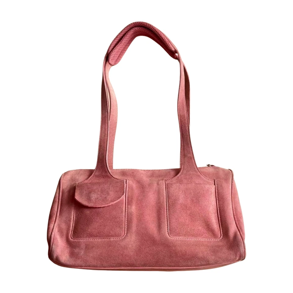 Bolso de Hombro MIU MIU Archivo Rosa Gamuza Auténtico De Colección Genuino RARO Foto 2 de 4