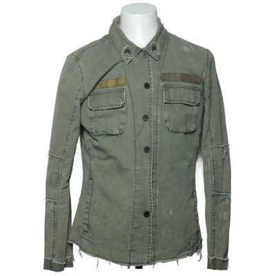 Tigha, Safarijacke, Herren, Größe: L, Grün, Einfarbig #C6v