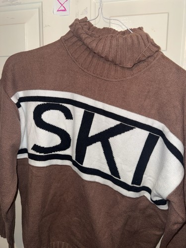 Skipullover Damen braun/weiß Größe L (11) - Bild 2 von 2