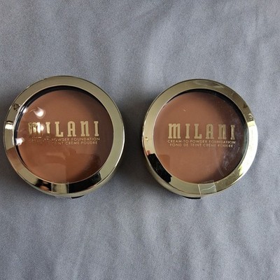 2x Milani Smooth Finish Cream-To-Powder Foundation Sealed 275 - Amber