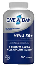 One A Day Men's 50 Multivitamin 300 Tablets Exp 01/2027