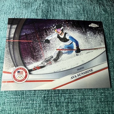 2026 Topps Chrome US Winter Olympics #172 - Ava Sunshine - Skiing