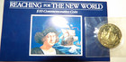 1992 MARSHALL ISLAND $10 DOLLAR SANTA MARIA REACHING FOR THE NEW WORLD Gold COIN — photo 2