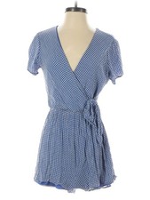 Everly Women Blue Romper S