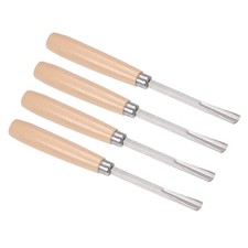 4pcs Wood Carving Knife 9mm Half-round Tip Engraving Cutting Blade 6.5"