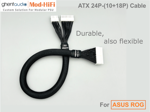 ⚡️ATX 24-Pin Cable for ASUS ROG STRIX 550W Gold - 📏60cm / 24 inch - Afbeelding 4 van 6