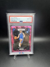 2023-24 Panini Prizm Dereck Lively II Pink Ice Rookie #163 Mavericks PSA 10