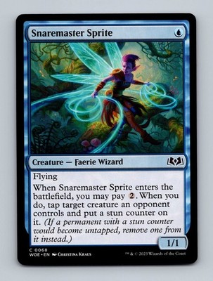 Snaremaster Sprite Wilds of Eldraine Non-Foil MTG NM