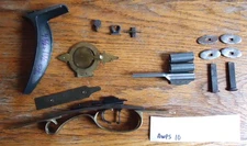 Muzzleloader Hawken Rifle Parts Iron Brass Triggers, Butt Plate, Trigger Guard