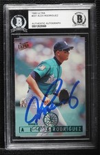 BAS 1995 Fleer Ultra Alex Rodriguez #331 BGS Authentic Auto 04k8