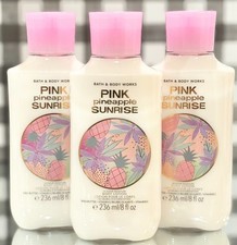 3 Pack Bath  Body Works PINK PINEAPPLE SUNRISE Body Lotion 8oz/ea
