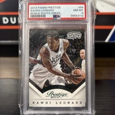 2013-14 Panini Prestige - Kawhi Leonard #84 Bonus Shots Green 2/5 Jersey Number
