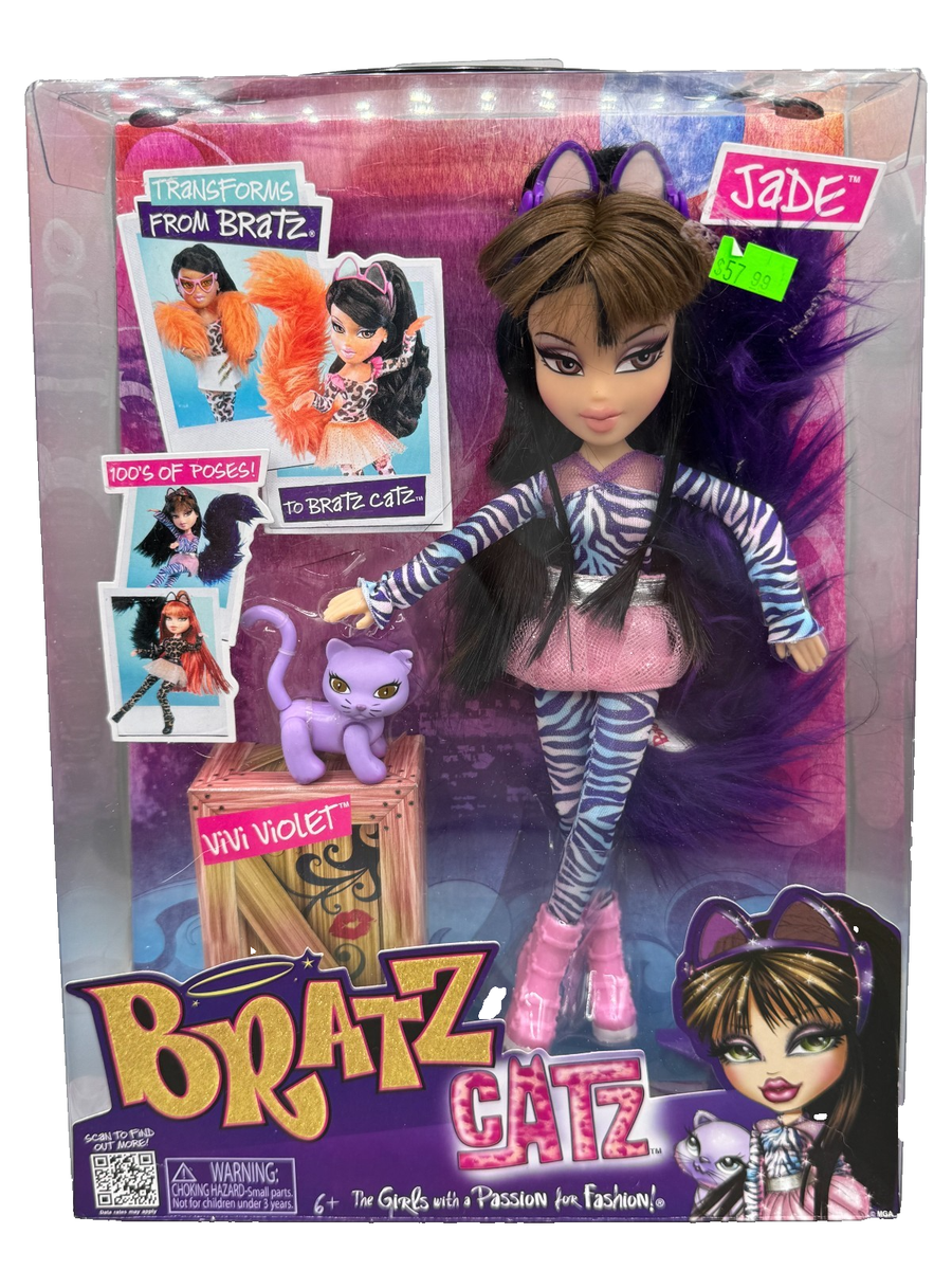 NIB BRATZ WORLD DOLL MGA CATZ JADE | eBay