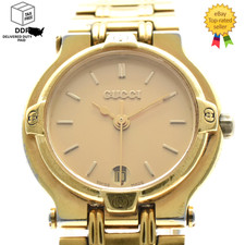 Vintage [ Exc+5 ] GUCCI 9200L Gold Dial Quartz Women's 25mm Watch