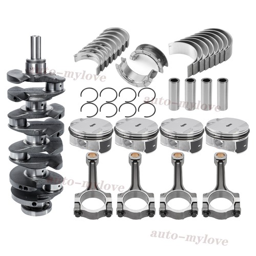 Kit de cigüeñal y varilla de cono y pistón y cojinete para Chevy GMC Buick 2,4 L L4 12578164 - Imagen 2 de 20