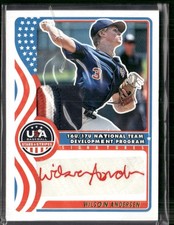 2025 Panini Stars and Stripes #NTS-WA Wilson Andersen Signatures Materials/25