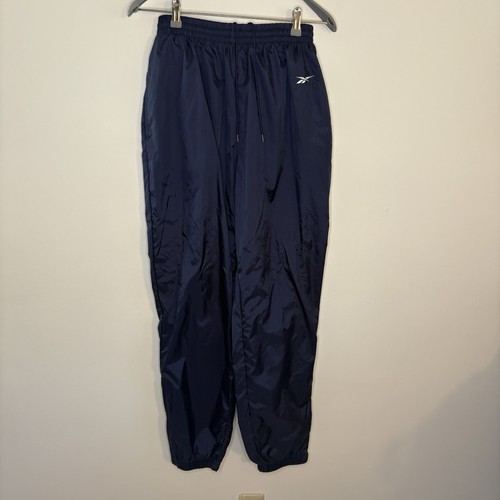 Reebok Damen Medium dunkelblau Windhose mit Innenfutter EUC A4